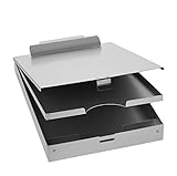 Amazon Basics Metal Clipboard with 2 Compartments