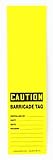 Accuform TAT113 Wrap 'n Stick Tag, Legend"Caution