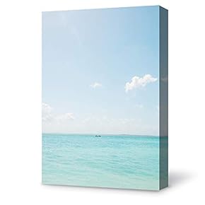 Canvas Wall Art for Living Room,Bedroom Home Artwork Paintings Coast and Horizon Ready to Hang - 12x18 inches