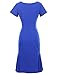 GownTown 1950s Vintage Dresses O-Neck Short-Sleeves Dresses Stretchy Dresses