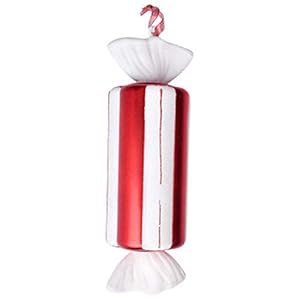 N/H Hot Scène Layout Gift Ornamenten Hanger Diy Candy 30 Cm Rood en Wit Kleur Candy Podium Layout Kerst Decoraties