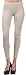 ToBeInStyle Women's Footless Elastic Leggings - One Size - Beige
