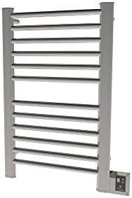QBC Bundled Amba Heated Towel Warmer - Sirio - S2133P Model S-2133 - Polished 21W x 33H - 172 Watts 1.5 Amps - Plus Free QBC Towel Warmer Guide