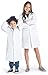 Dr. James Kids Lab Coat for School, Safety Snaps, Durable, Full Length, 2-16 Years (4-6 Years)