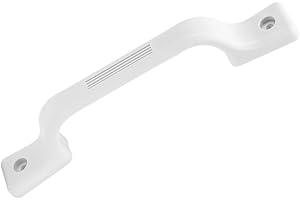 Grab Bars For Seniors Bathroom, ABS White, 9. 25in Plastic Grab Handle Entry Door Grab Bar with Screws Assist Handle for RV T