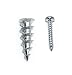 CONFAST Zinc Self-Drilling Drywall/Hollow-Wall Anchor Kit with Screws, 200 Pieces (100 Anchors+100 Screws) Includes #8 Anchors with Screws (Metal)