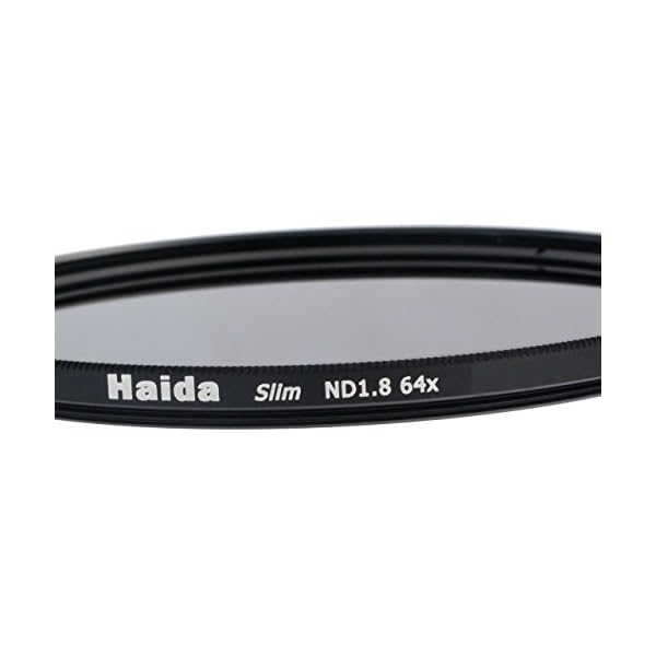Slim Graufilter ND64-58mm.Schlanke Fassung + Pro Lens Cap mit Innengriff