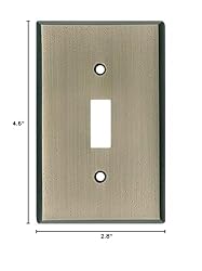Switch Hits Distressed Antique Pewter Outlet Wall