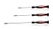 STEELMAN Precision Steel Shaft 6-Piece Long Electronics Screwdriver Set, Variety of Slotted/Phillips Sizes, Swivel-Head, Magnetic Tips