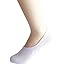 2econdskin Women's Casual No Show 3 to 8 Pairs Socks Non Slip Flat Boat Line