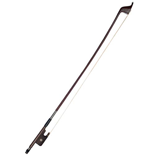 B Blesiya 4/4 Size French Brazilwood Double Bass Bow Ebony Frog Horsehair String - Thumbnail 5