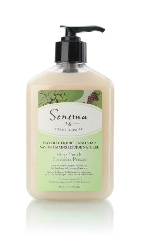 Sonoma Lquid Hand Soap, First Crush, 12 Fluid Ounce