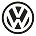 INCART Universal Steel (4pcs) Car Tire Valve Stem Air Caps Cover + (1pcs) Keychain for VW Volkswagen Silver