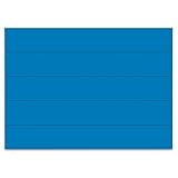 MasterVision - Dry Erase Magnetic Tape Strips, Blue, 6