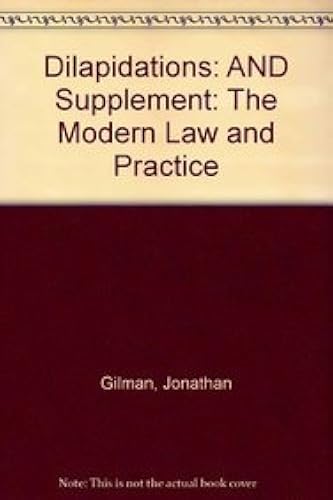 Download Dilapidations: The Modern Law and Practice PDF