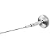Fasthomegoods Wall Mount Children's Art Projects Display Curtain Wire Rod Set with 48 Hanging Clips Stainless Steel