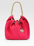 Michael Kors Women's Marina Large Fabric Shoulder Tote - Electric/Pink