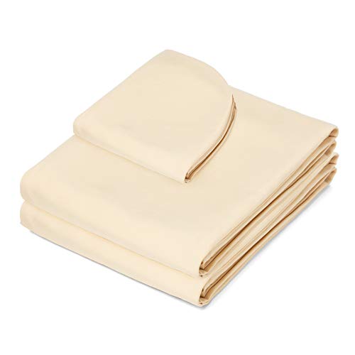 Saloniture 3Piece Microfiber Massage Table Sheet Set Premium Facial