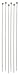 Darice 1095-01 Locking Cable Ties, 12-Inch, Clear