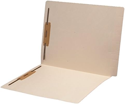 11 pt Manila Folders, Full Cut 2-Ply Super End Tab, Letter Size, Fastener Pos #1 & #3 (Box of 50)