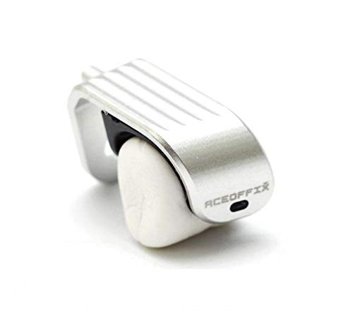 ACEOFFIX E hook for Brompton Folding Bike,Ultra-light Fork Hook CNC Made Alloy BMX Front Mudguard Fenders,Bicycle Accessories silver