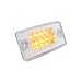 GG Grand General 76321 Amber Rectangular Spyder 8-LED Visor/Cab Marker Sealed Light with Clear Lens for Freightliner Century/Columbia, Amber/Clear