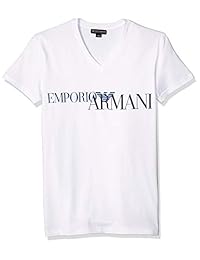 Emporio Armani Megalogo - Camiseta de manga corta para hombre