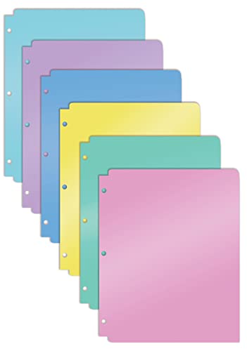 3 Hole Punch Pocket Folders, Bulk Pack, Sturdy