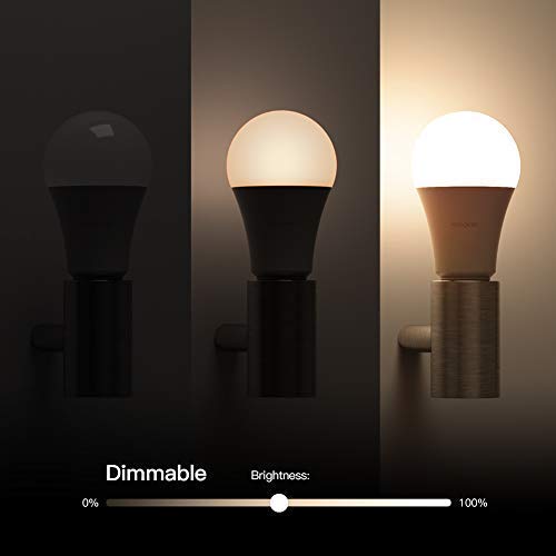 Koogeek Ampoule LED E27 7W wifi smart Intelligent Compatible avec Apple Homekit, Alexa, Google Assistant  Lumière dimmable Controle vocal  Télécommande 560LM iOS 11.0 et Android 5.0
