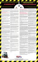 OSHA4LESS.COMForklift Poster - California