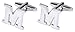 Initial Cufflinks (Alphabet Letter) by Men's Collections (M)