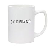 got panama hat? - 14oz White Ceramic Statesman