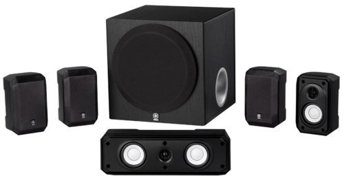 Yamaha NS-SP1800BL 5.1-Channel Home Theater Speaker System (Renewed)