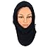 Novasport Women's Balaclava Hooded Face Mask Fleece (Black)