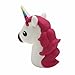 DBigness 2600mAh Unicorn Cute Funny Cartoon PVC External Battery Portable Charger Backup Pack Power Bank for Smart Phone