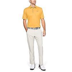 Under Armour Men's Tech Golf Polo , Mango Orange