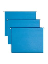 Smead Colored Hanging File Folder with Tab, 1/5-Cut