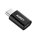 AUKEY USB-C Adapter Type-C to Micro USB Adapter for MacBook Pro, Samsung Galaxy S8, Nexus 6P 5X, LG G5 V20, Google Pixel and More
