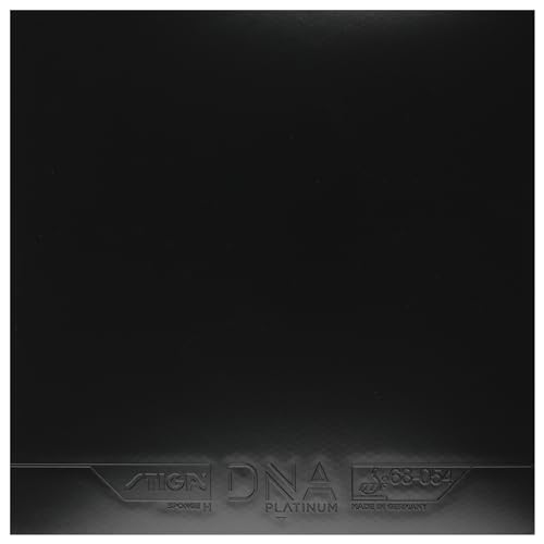 Stiga Table Tennis Rubber DNA Platinum H, 2.3 with superior grip and optimal spin, Black