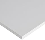 HIPS (High Impact Polystyrene) Sheet, Opaque White, Standard Tolerance, ASTM D1892, 0.02