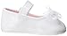 Baby Deer Patent SM with Bow Mary Jane (Infant),White,1 M US Infant