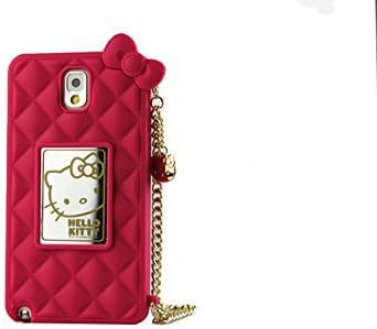 S5 Case Galaxy S5 Handbag Galaxy S5 Silcone Case,Hello kitty Handbag,Tribe-Tiger Stylish Slim Cute Hello Kitty Cat Handbag Soft Silicone case cover for Samsung Galaxy S5(Hot Pink Bag)
