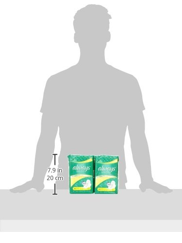 Always Ultra Thin Size 1 Feminine Pads with Wings, 36 Count - Pack of 2 (72 Total Count)