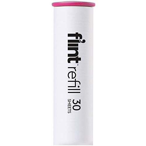 Flint Retractable Lint Roller Refills, 12 Pack, 30 Sheets Each, Solid Color Mix