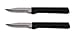 Rada Cutlery Peeling Paring Knife, W202/2, Black Handle, Pack of 2