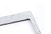 The Friendly Swede Sparkle Crystal Bling License Plate Frame with 8 Crystal Rows in Gift Box (Clear)