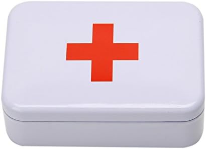 Coldtoy "+" Tin Box Case First Aid Pill Box