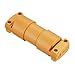 Miady 15 Amp Replacement Plug/Connector Set, 125 Volt NEMA 5-15P & 5-15R Straight Blade Plug Grounding Type/UL listed, (5 SET, Yellow)