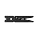 LWR CRAFTS Wooden Small Clothespins 1-7/8" 4.8cm 50 Pieces Per Pack (Black)