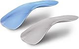 Travel Feet World's Thinnest Arch Supports fits in every shoe - Orthotic Insoles for Instant Pain Relief (3W9)